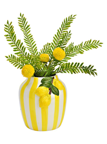 G. Wurm Vaas "Lemon" geel - (H)16 x Ø 17 cm