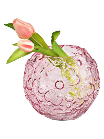 G. Wurm Wazon w kolorze jasnoróżowym - wys. 16 x Ø 18 cm