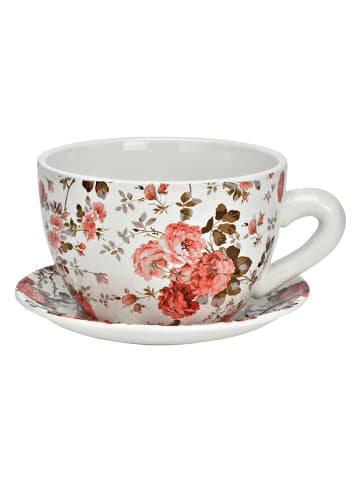 G. Wurm Bloempot meerkleurig - (H)14 cm - Ø 28 cm