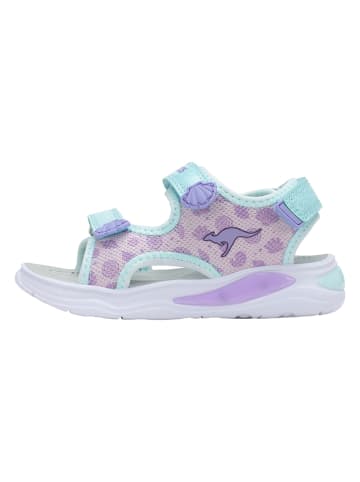 Kangaroos Sandalen "K-SLS Coralia" in Hellblau/ Lila