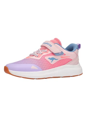 Kangaroos Sneakersy "KB-Pang EV" w kolorze fioletowo-błękitno-jasnoróżowym