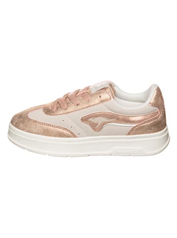 Kangaroos Sneakersy "Meenie" w kolorze różowozłoto-beżowym