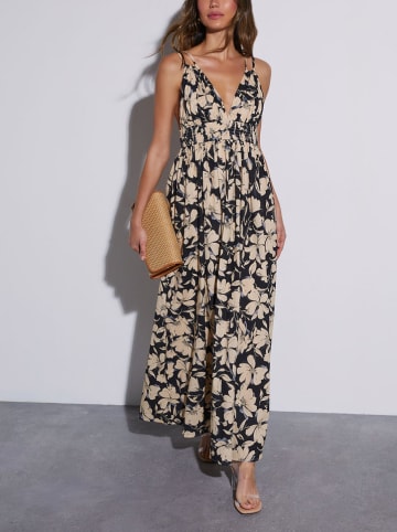 Milan Kiss Kleid in Schwarz/ Beige