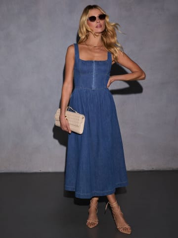Milan Kiss Spijkerjurk donkerblauw/blauw
