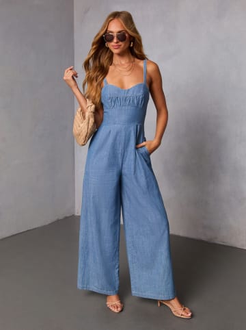 Milan Kiss Jeans-Jumpsuit in Blau