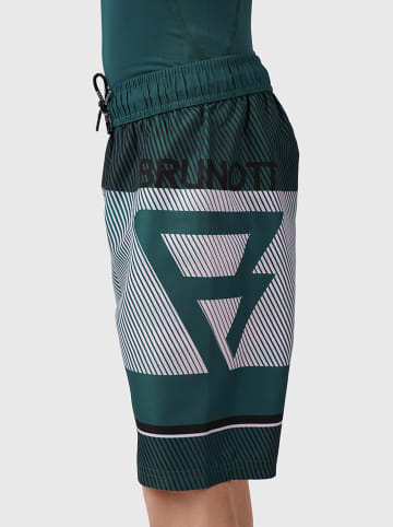 Brunotti Badeshorts "Marony" in Grün/ Bunt