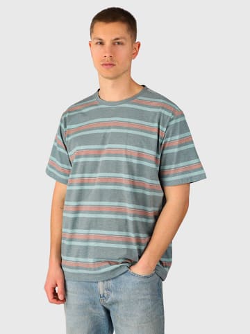 Brunotti Shirt "Gary" turquoise/oranje