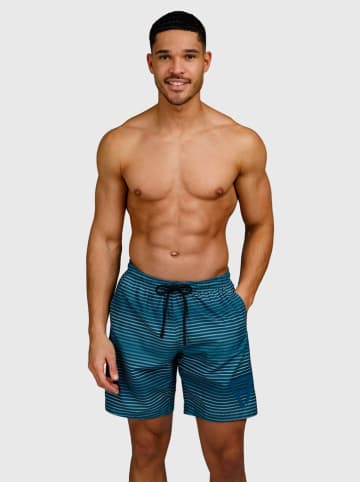 Brunotti Badeshorts "Cester-Stripe" in Blau