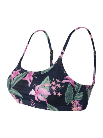 Brunotti Bikini-Oberteil "Cruz" in Dunkelblau/ Rosa