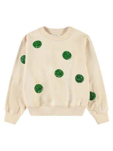 molo Bluza w kolorze beżowym