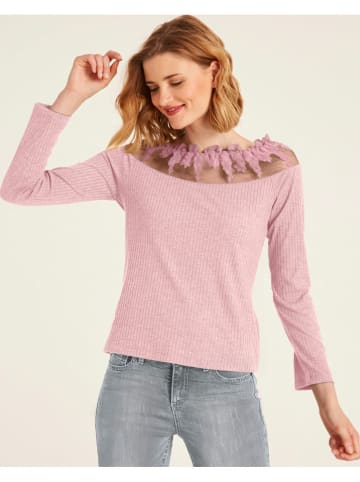 Heine Longsleeve lichtroze