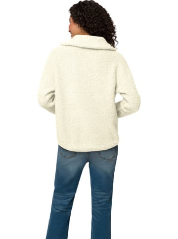 Heine Sweter pluszowy w kolorze kremowym