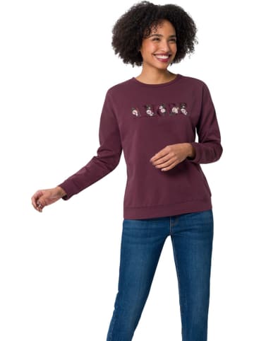 Heine Sweatshirt in Aubergine