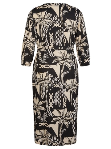 LCMT Le Comte Kleid in Schwarz/ Beige