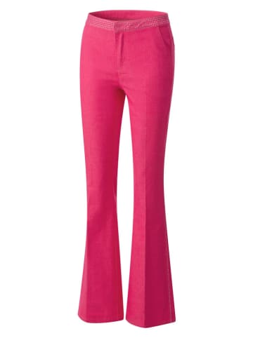 Heine Spijkerbroek - flared fit - roze