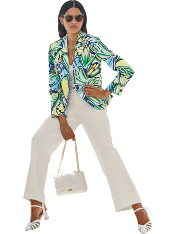 Heine Blazer in Grün/ Blau