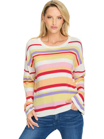 Heine Pullover in Creme/ Bunt