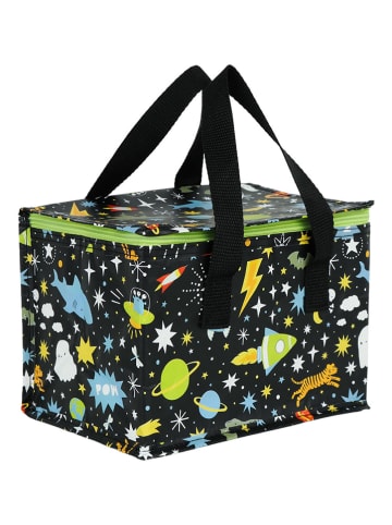 a little lovely company Torba termiczna "Galaxy" w kolorze czarnym na lunch - 23 x 16 x 16 cm