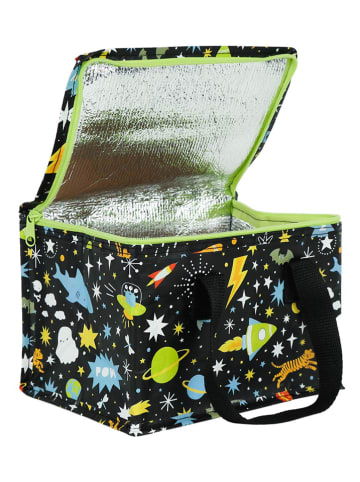 a little lovely company Torba termiczna "Galaxy" w kolorze czarnym na lunch - 23 x 16 x 16 cm