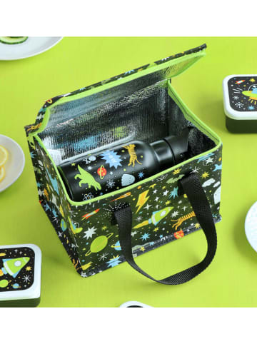 a little lovely company Torba termiczna "Galaxy" w kolorze czarnym na lunch - 23 x 16 x 16 cm