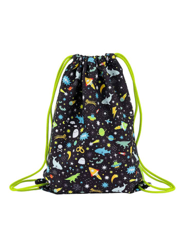 a little lovely company Sportbeutel "Galaxy" in Schwarz - (B)32 x (H)42 x (T)0,3 cm