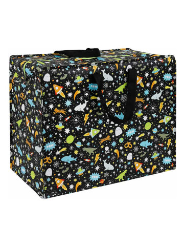 a little lovely company Opbergtas "Galaxy" zwart - (B)58 x (H)45 x (D)28 cm