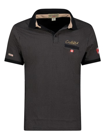 Canadian Peak Koszulka polo "Kingdomeak" w kolorze czarnym