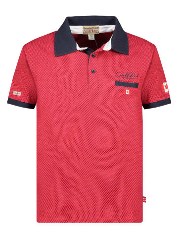 Canadian Peak Poloshirt "Kingdomeak" in Rot