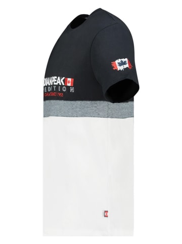 Canadian Peak Koszulka "Jdoubleak" w kolorze czarno-szaro-białym