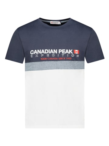 Canadian Peak Shirt "Jdoubleak" donkerblauw/grijs/wit