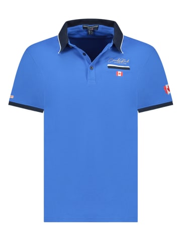 Canadian Peak Koszulka polo "Kareak" w kolorze niebieskim