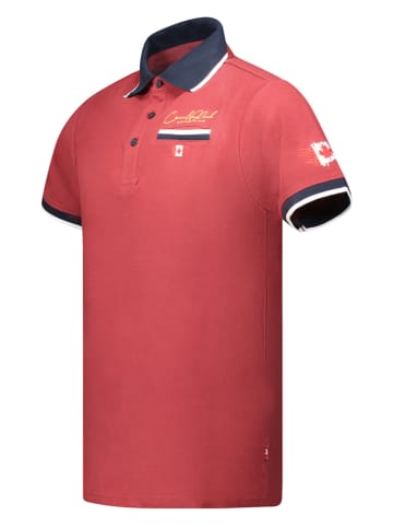Canadian Peak Poloshirt "Kareak" in Bordeaux