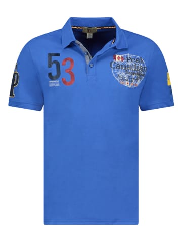 Canadian Peak Koszulka polo "Kelaneak" w kolorze niebieskim