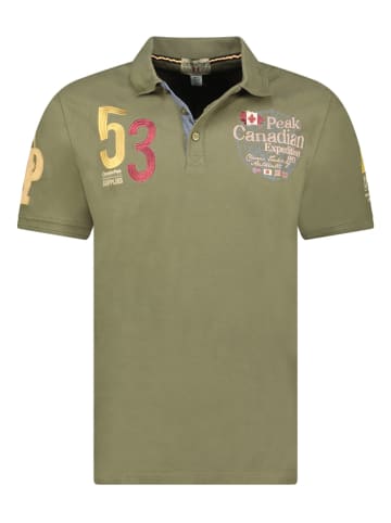 Canadian Peak Koszulka polo "Kelaneak" w kolorze khaki