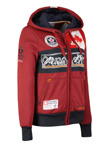 Canadian Peak Bluza "Face" w kolorze czerwonym