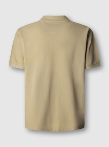Pepe Jeans Koszulka polo "Oscar" w kolorze beżowym