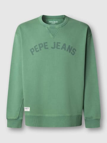 Pepe Jeans Bluza "Gio" w kolorze zielonym