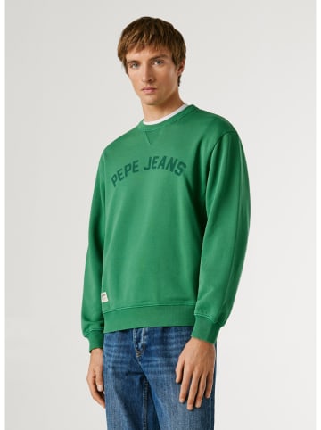 Pepe Jeans Sweatshirt "Gio" in Grün