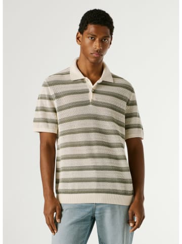 Pepe Jeans Poloshirt "Florian" in Creme/ Beige