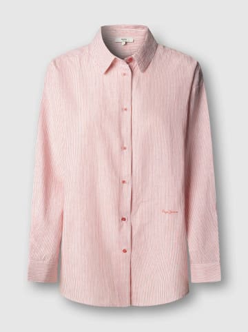 Pepe Jeans Hemd "Bernany" in Rosa/ Weiß