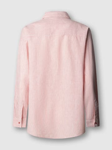 Pepe Jeans Hemd "Bernany" in Rosa/ Weiß