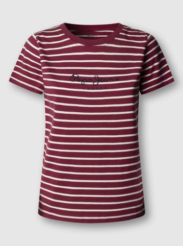Pepe Jeans Shirt "Mae" paars/wit