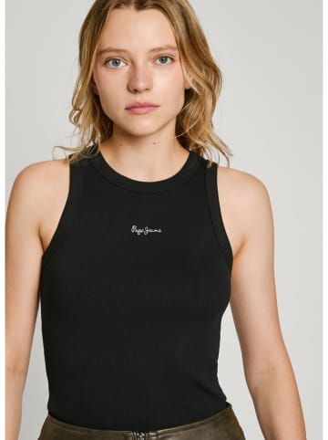 Pepe Jeans Top "Marian" w kolorze czarnym