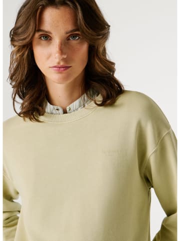 Pepe Jeans Bluza "Malu" w kolorze beżowym