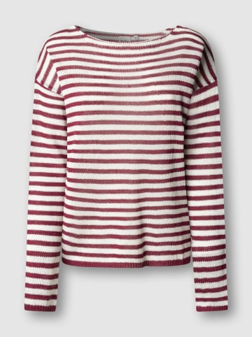 Pepe Jeans Sweter "Kalua" w kolorze czerwono-białym