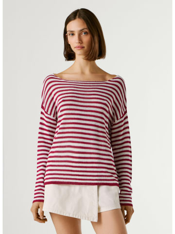 Pepe Jeans Trui "Kalua" rood/wit