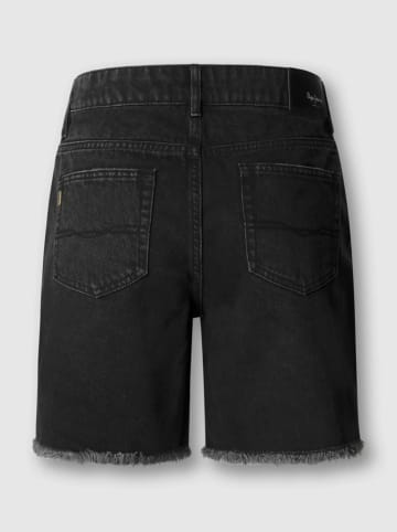 Pepe Jeans Bermudy dżinsowe w kolorze czarnym