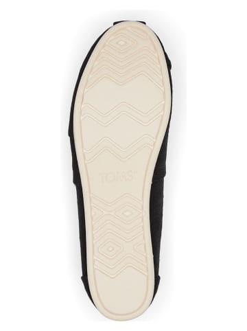 TOMS Slipper in Schwarz