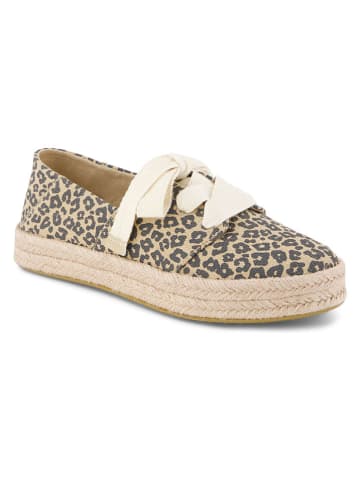 TOMS Espadryle w kolorze beżowo-antracytowym