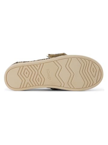 TOMS Slipper in Beige/ Grau